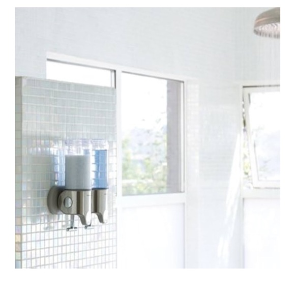 Simplehuman triple shower wall mount  dispenser pumps - Picture 2 of 7